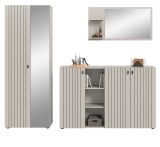 Garderobe Set 3-teilig Loreno in Kaschmir 235 x 192 cm