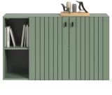 Flurkommode Loreno in gr�n Schuhschrank h�ngend 106 x 63 cm