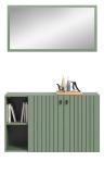 Garderobe Set 2-teilig Loreno in gr�n 106 x 192 cm