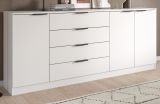 Sideboard Swan in wei� Kommode 185 x 80 cm