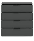 Kommode Swan in grau Schubladenkommode 74 x 80 cm