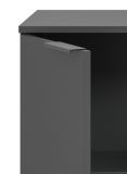Sideboard Swan in grau Kommode 148 x 80 cm