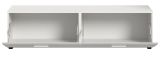 TV-Lowboard Cover in wei� Hochglanz TV Unterteil 160 x 41 cm