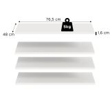 Kleiderschrank Carter in wei� Dreht�renschrank 4-t�rig 160 x 176 cm