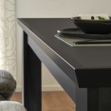 Esstisch Filmore in Schwarz matt Landhaus 180 x 90 cm