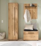 Schuhschrank Design-D in Evoke Eiche 50 x 200 cm