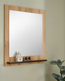 Garderobenspiegel mit Ablage Design-D in Evoke Eiche 79 x 89 cm