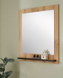 Garderobenspiegel mit Ablage Design-D in Evoke Eiche 79 x 89 cm