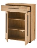Schuhschrank Design-D in Evoke Eiche 80 x 103 cm