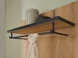 Garderobe Set 3-teilig Design-D in Evoke Eiche 80 x 200 cm