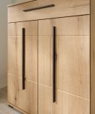 Garderobe Set 6-teilig Design-D in Evoke Eiche 230 x 200 cm