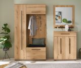 Garderobe Set 4-teilig Design-D in Evoke Eiche 200 x 200 cm