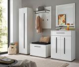 Garderobenpaneel Design-D in wei� 79 x 89 cm