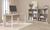 B�rom�bel Set StartUP in Eiche und wei� mit Schreibtisch und 2 x Regal f�r Homeoffice