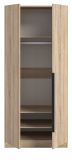 Kleiderschrank Swan in Sonoma Eiche Dreht�renschrank 2-t�rig 80 x 181 cm