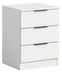 Nachttisch Swan in wei� Nachtkommode in Komforth�he 45 x 60 cm