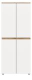 Mehrzweckschrank Assino in wei� und Evoke Eiche 70 x 175 cm