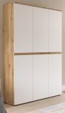 Mehrzweckschrank Assino in wei� und Evoke Eiche 105 x 175 cm