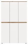 Mehrzweckschrank Assino in wei� und Evoke Eiche 105 x 175 cm