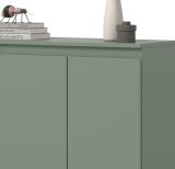 Kommode Assino in gr�n 105 x 111 cm
