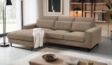 Sofa Valero in braun-beige Cord Ecksofa 4-Sitzer 276 x 183 cm
