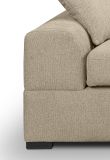 Sofa Novana in beige Strukturstoff 2-Sitzer 182 cm