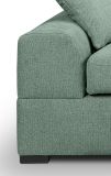 Sofa Novana in petrol Strukturstoff Ecksofa 5-Sitzer 308 x 186 cm