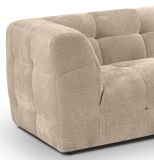 Sofa Astaro in beige Strukturstoff 2,5-Sitzer 217 cm