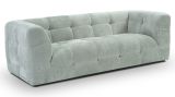 Sofa Astaro in mintblau Strukturstoff 2,5-Sitzer 217 cm