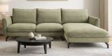 Sofa Palma in gr�n Webstoff Ecksofa 5-Sitzer 259 x 167 cm
