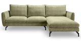 Sofa Palma in gr�n Webstoff Ecksofa 5-Sitzer 259 x 167 cm