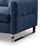 Sessel Alanto in blau Flachgewebe Clubsessel 93 x 94 cm