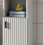 Badezimmer Kommode Livia in Kaschmir Badschrank 30 x 95 cm