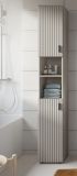 Badezimmer Hochschrank Livia in Kaschmir Badschrank 30 x 192 cm