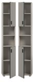 Badezimmer Hochschrank Livia in Kaschmir Badschrank 30 x 192 cm