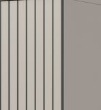 Badezimmer Hochschrank Livia in Kaschmir Badschrank 60 x 192 cm