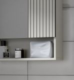 Badezimmer Spiegelschrank Livia in Kaschmir Badschrank mit Spiegel 54 cm