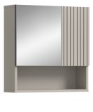 Badezimmer Spiegelschrank Livia in Kaschmir Badschrank mit Spiegel 54 cm