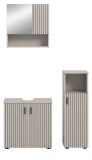 Badm�bel Set 3-teilig Livia in Kaschmir Badkombination 105 x 180 cm