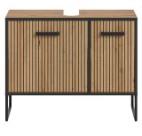 Waschbeckenunterschrank Scana in Artisan Eiche Badezimmer Unterschrank 80 cm, Soft-Close
