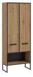Badezimmer Hochschrank Scana in Artisan Eiche Badschrank 59 x 159 cm, Soft-Close