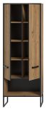 Badezimmer Hochschrank Scana in Artisan Eiche Badschrank 59 x 159 cm, Soft-Close