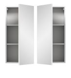 Badezimmer Spiegelschrank Talerno in wei� 1-t�rig 38 x 77 cm