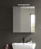 Badezimmer Spiegelschrank Talerno in wei� Badschrank 3-t�rig 60 x 70 cm