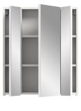 Badezimmer Spiegelschrank Talerno in wei� Badschrank 3-t�rig 60 x 70 cm