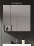 Badezimmer Spiegelschrank Talerno in wei� 3-t�rig 82 x 77