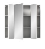 Badezimmer Spiegelschrank Talerno in wei� 3-t�rig 82 x 77