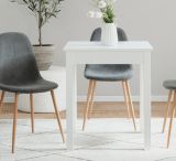 Esstisch Prag in wei� 60 x 67 cm