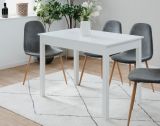 Esstisch Prag in wei� 110 x 67 cm
