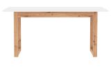 Esstisch Malta in wei� und Artisan Eiche ausziehbar 160 / 200 x 90 cm